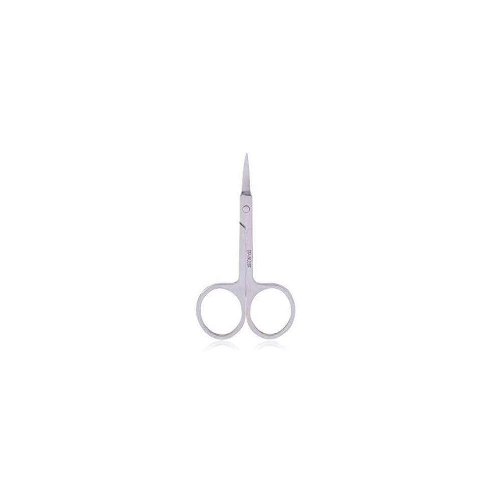 Curved Eyebrow Trimming Scissors Stainless Steel Facial Hair Grooming Scissor for Men Women Eyelash Beard Moustache Trimmer 1pcs