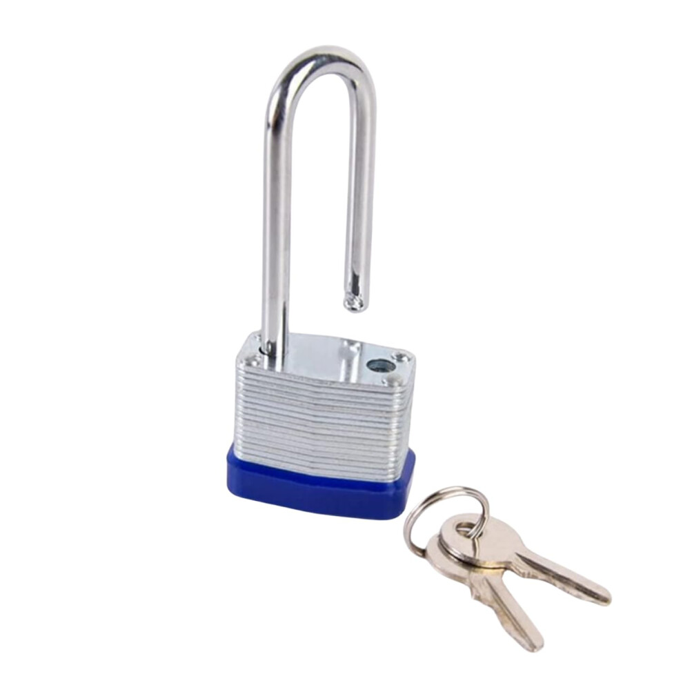 Laminated Keyed Padlocks 16" Long Shackle Heavy Duty Weatherproof Padlock For Outdoor Shed Garage Fence Use 40Mm 6038364076861