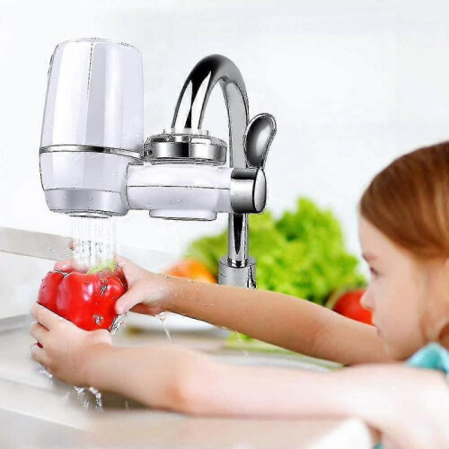 Faucet Water Filter, Highly Efficient Splash Proof Water Purifier 2