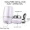 Faucet Water Filter, Highly Efficient Splash Proof Water Purifier 8