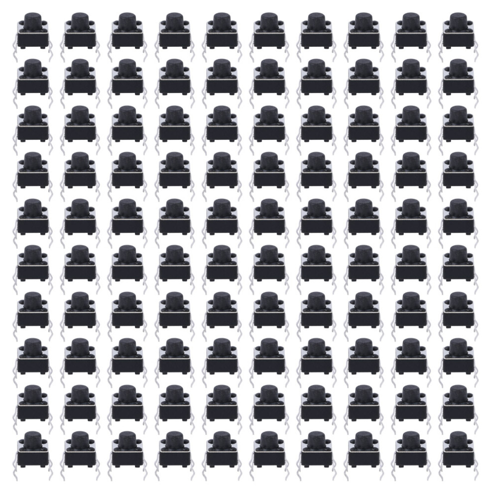 100pcs Momentary Tactile Push Button Switch Mini