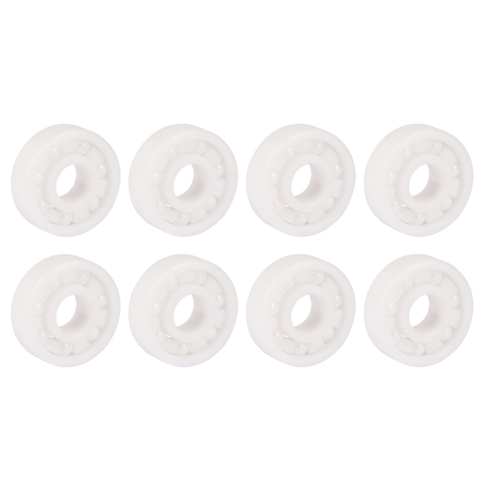 8Pcs Color Zro2 Full Ceramic Miniature 608 White