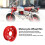 2PCS Motorcycle Wheel Rim Front and Rear Aluminum 14