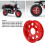 2PCS Motorcycle Wheel Rim Front and Rear Aluminum 13