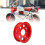 2PCS Motorcycle Wheel Rim Front and Rear Aluminum 12