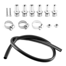 Universal Aluminum-Ölfangbehälter Kit 300ml mit Belüftungsfilter 68,2x112,5mm