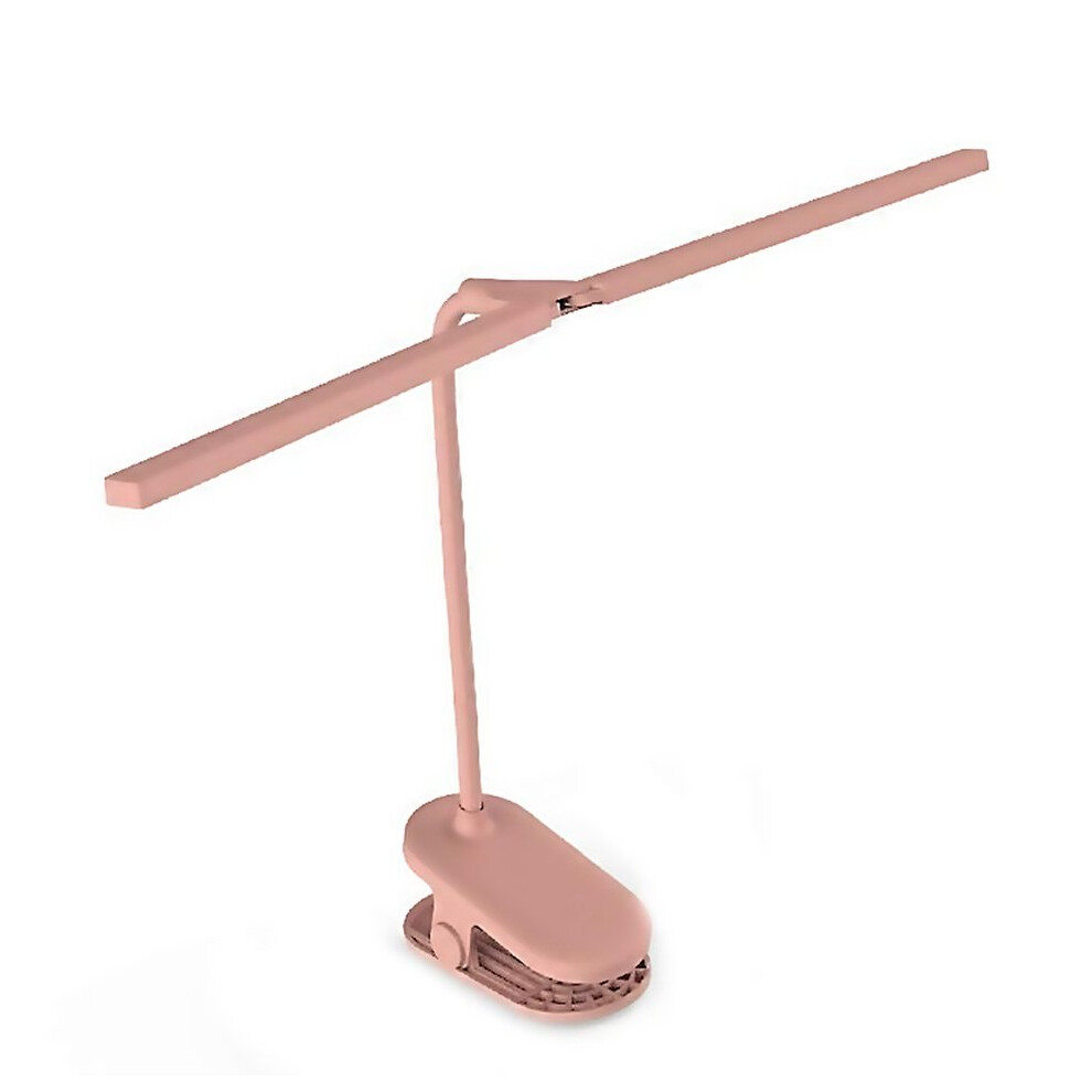 For Td5 Double Lamp Head Usb Desktop Clip Table Lampstyle Rechargeable Version Pink-image-OPC-PKB7THS-NEW