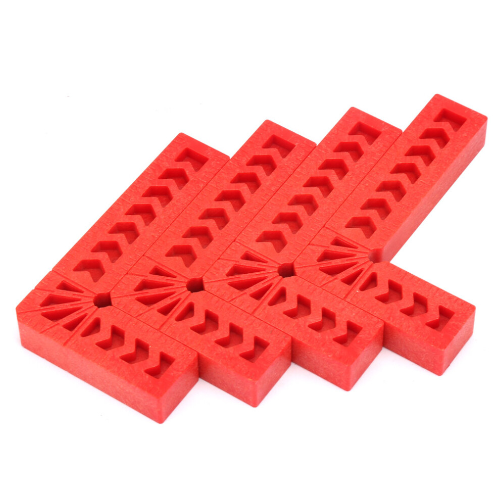 4Pcs Plastic L Type 90 Degree Right Angle Ruler