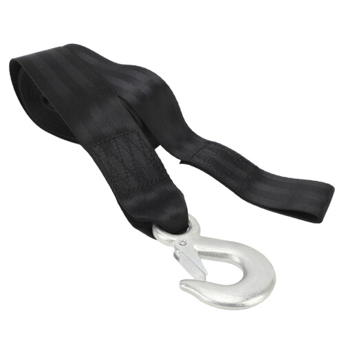 Heavy Duty Winch Strap with Hook 3500lb Load Boat 2