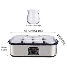 (EU) Probiotic Yogurt Maker with Adjustable Temperature and Time Control
