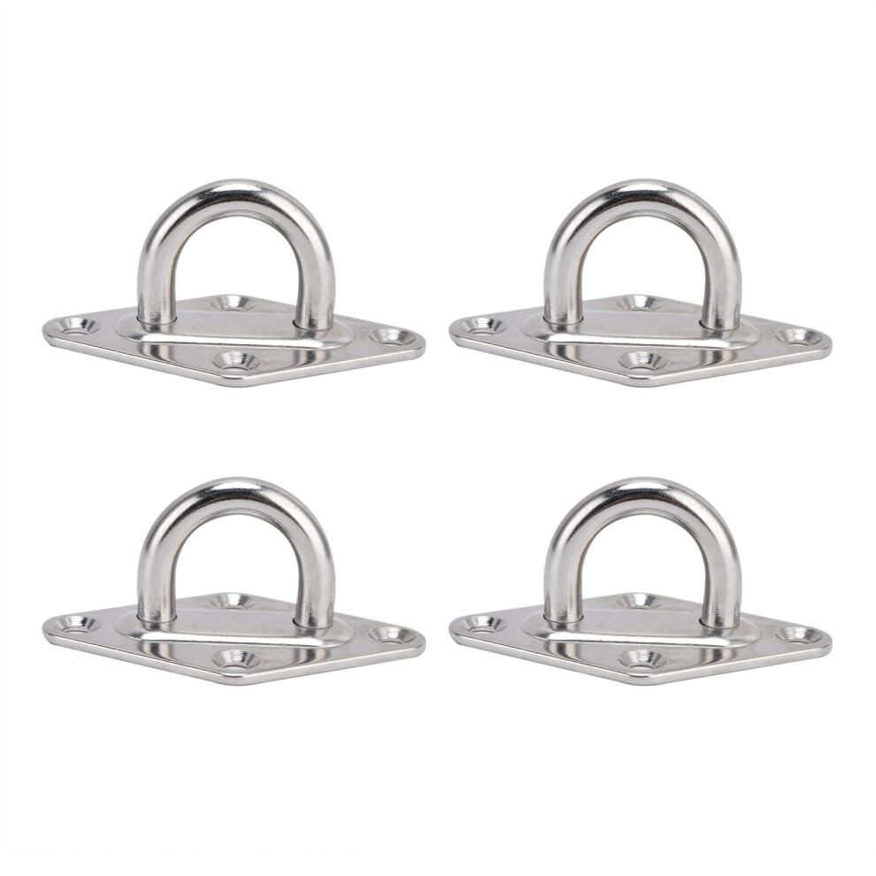 4 Pcs Heavy Duty Ceiling Pad Eye Rhombus 304