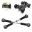 2pcs/set Metal Steering Tie Rod for 1/8 1/10 High 12