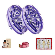 (blue magnetic therapy) Professional meridian massage brush for beauty salon use