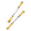 2Pcs Steering Rear Suspension Arm Tie Rod Steering 4