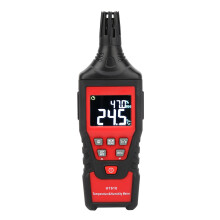 HT618 Digitaler Temperatur- und Feuchtigkeitsmesser mit schaltbaren Einheiten