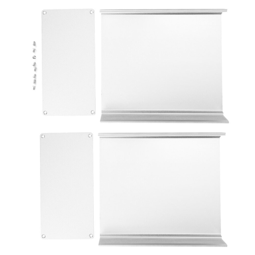 Aluminum Project Box Matte Split Type Diy Silver