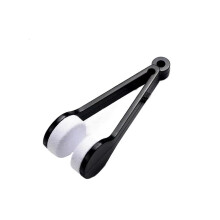 Portable Glasses Cleaning Brush Kit - Eyeglass Cleaner Tool for Spectacles, 1/3/5 PCS, Black, Compact Wiping Brush