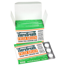 TheraBreath Fresh Breath Kaugummi mit ZINK, Zitrus-Minz-Geschmack, 10 Stck (6er-Pack)