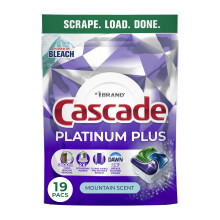 Platinum in cascata pi baccelli per lavastoviglie detersivo per lavastoviglie detersivo detersivo soap mountain 19 conta