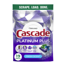 Cascade Platinum Plus Geschirrsp lmittel-Pods, Geschirrsp lmittel, Seife, frisch, 19 St ck