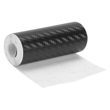 Carbon Fiber Wrap - Self-Adhesive Car Film Detailing Sticker Tape, 10cm Wide, 3 Meters Long, Weave Cross Fabric