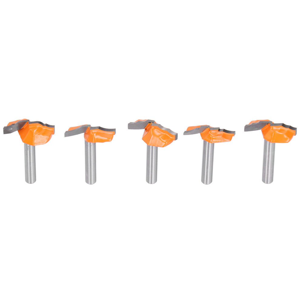 5Pcs 6Mm Shank Router Bit Milling Cutter Yellow