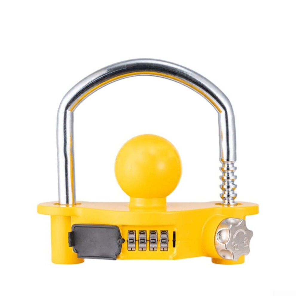 Aluminum Alloy Trailer Lock With 4-Digit Customizable Code For Rvs And Trailers, Weather-Resistant Security Lock 6038364078995