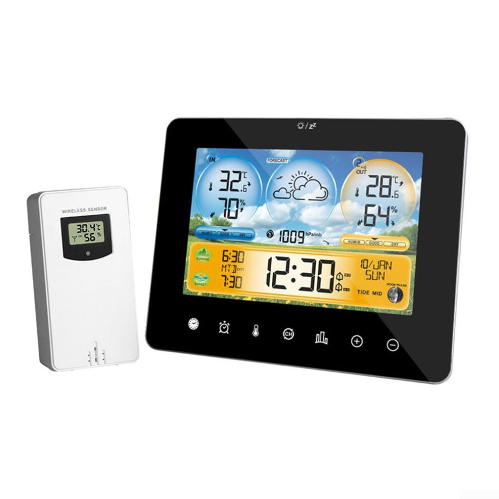 Practical Temperature And Humidity Meter With Color Screen For Accurate Home And Office Environment Monitoring 6038364079244