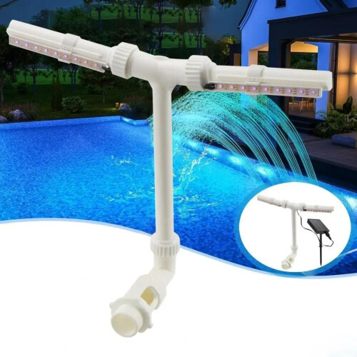 Energy Efficient Solar Powered Fountain for Pools with Remote Control, Stunning Visual Effects, and Durable Design 2