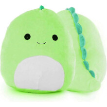 Cute Dinosaur Plush Toy,Cotton Plushies Doll Soft Lumbar Back Cushion Pillow for Home Decoration, Christmas for Kids (Green) - DSW