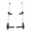 1 Pair RV Window Support Rod Aluminum Alloy 6