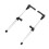 1 Pair RV Window Support Rod Aluminum Alloy 8