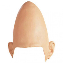 (C) Halloween Artificial Bald Caps Flexible Cosplay Fake Bald Caps for Halloween Parties - DSW