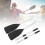 1 Pair/set 132cm Detachable Boat Oars Thickened 12