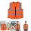 Multicolor Reflective Vest Safety Security 8