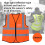 Multicolor Reflective Vest Safety Security 2