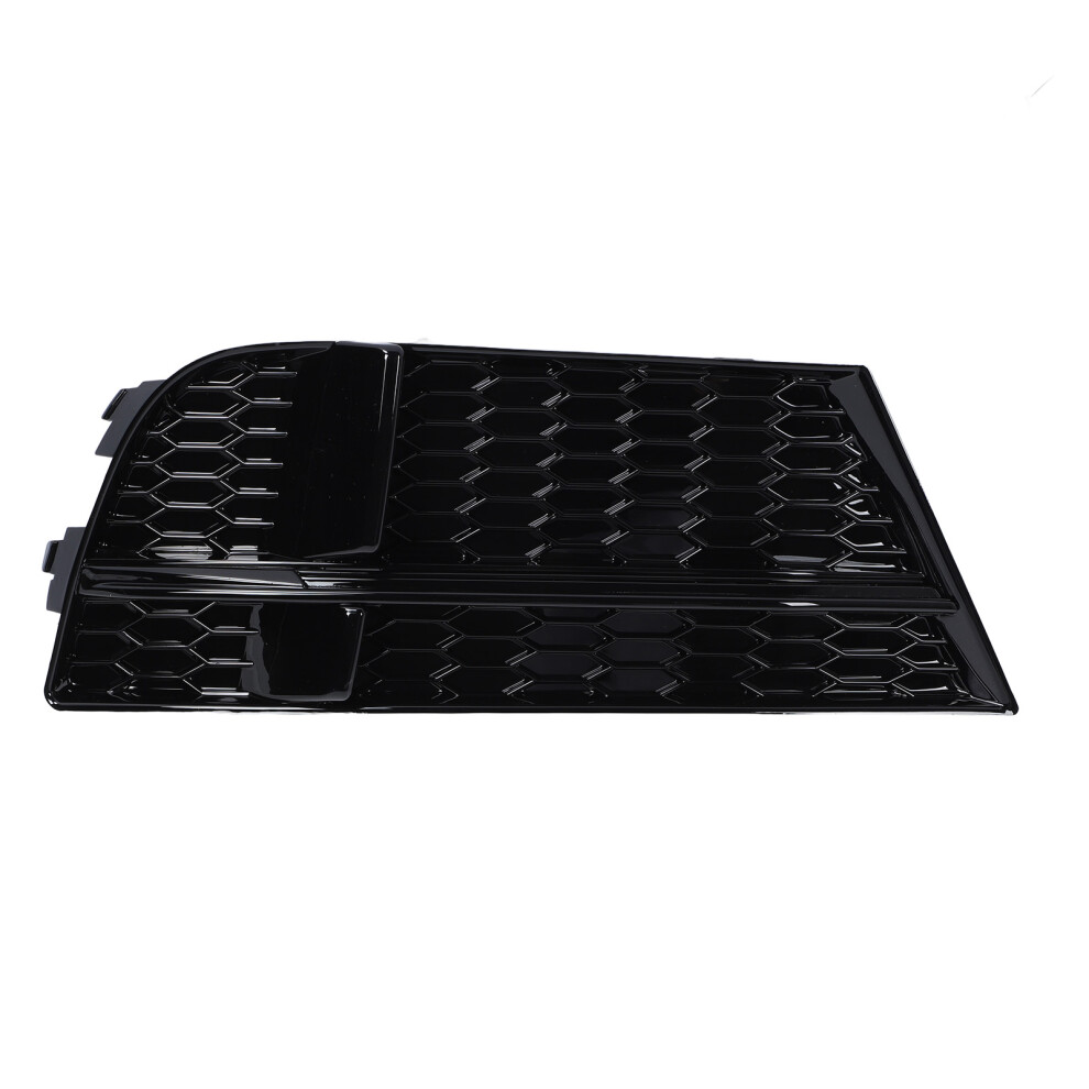 Front Bumper Fog Grille Glossy Side Light/Black 8320539799056