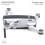 Wrapgrade Skin compatibile con DJI Mavic Mini | Colore Accento (NERO STEALTH) 5
