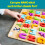 Chuckle & Roar Fa Puzzle ABC s 123 Theme 2 Pack 4