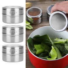 Edelstahl 3-teiliges Gewürzbehälter-Set 150ml Gewürzflaschen für die Küche