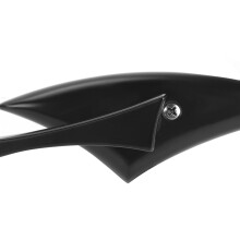 2Pcs Aluminium Alloy Motorcycle Rearview Mirrors Handlebar Side View Glass