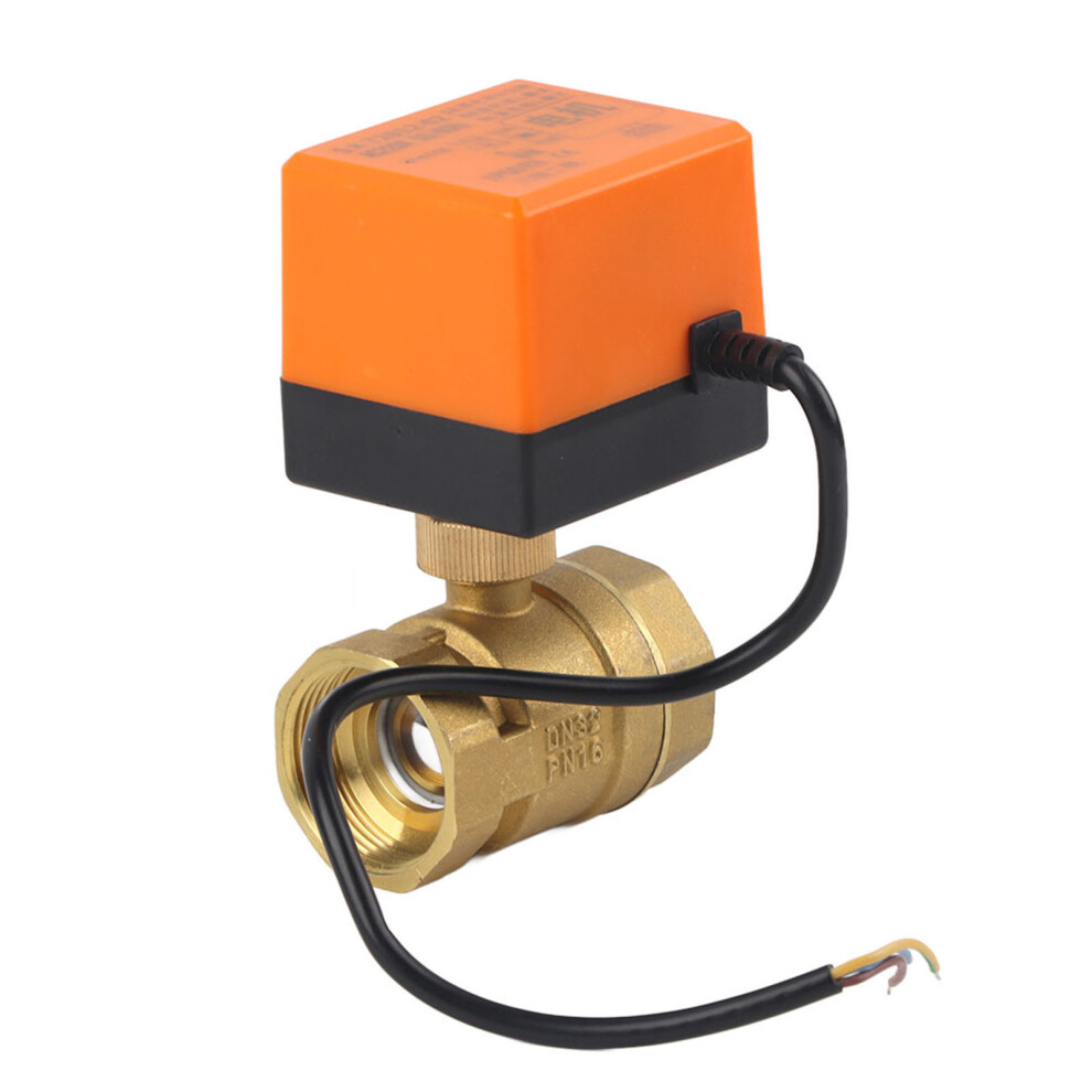 1pc AC 220V G1-1/4 DN32 2-Way 3-Wire 2-Point