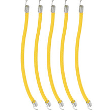 Elastische Gepäck Dachriemen 5 Stück 20cm Gelb für 1/10 RC Auto SCX10 Modell