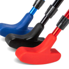 Golf Putter Clubs Telescoping Adjustable Right Left Handed Mini Putters for Kids Adults - Red Blue Black