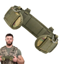 Battle Belt - Padded Nylon Waist Hip Support Tool Belt for Patrol, Hunting, and Quick-Release Combat Use