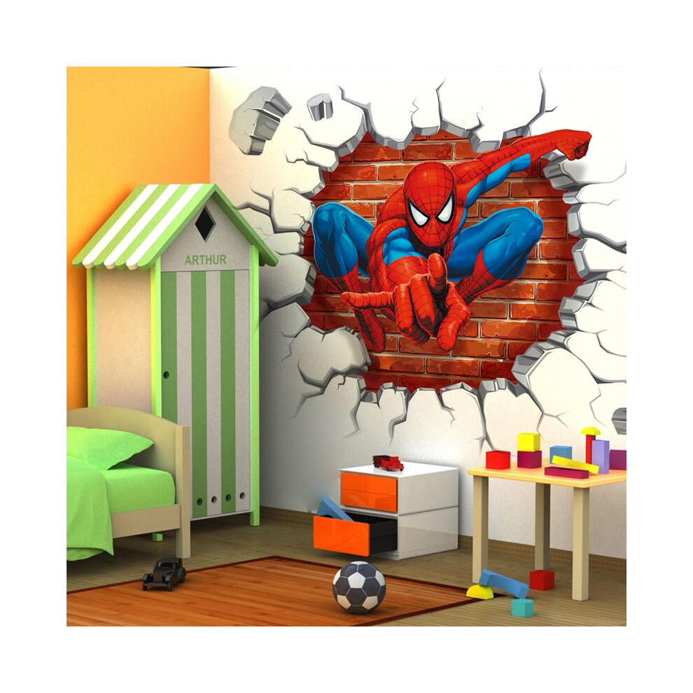 (Style 12（50*50cm）) The 3d Avengers Wall Stickers Removable Kids Nursery Home Decor Decal Mural Art