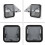18x18in RV Exit Window Double Layered Rounded Push 10