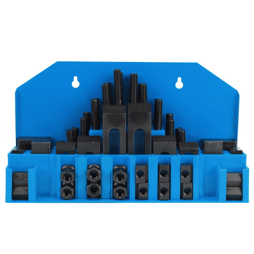 58Pcs T slot Clamp Kit Hardened Combined Press