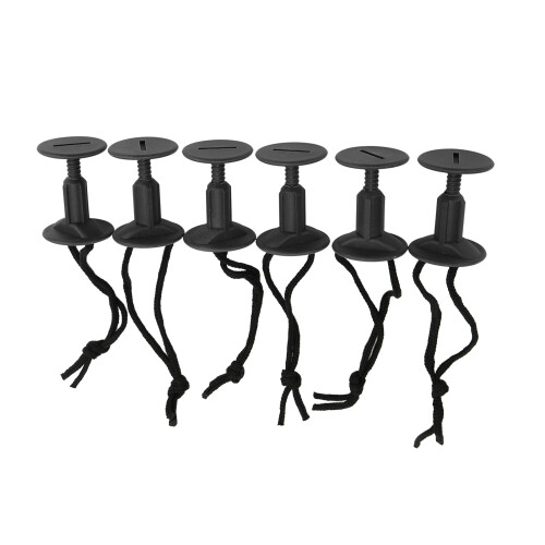 6Pcs Surf Board Leash Leg Rope Plug Nylon Plastic 1
