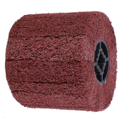 Wire Drawing Wheel Brush Drum Burnishing Cross 1